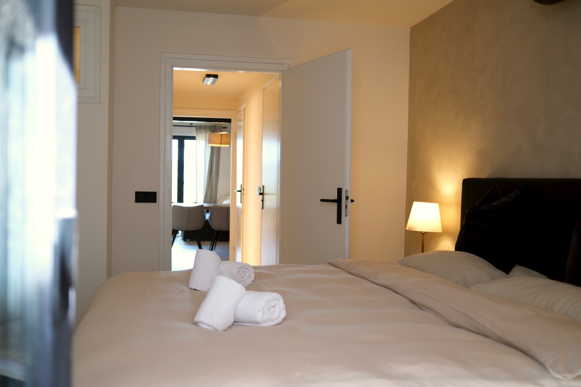 Slaapkamer met tweepersoonsbed in EIK 2